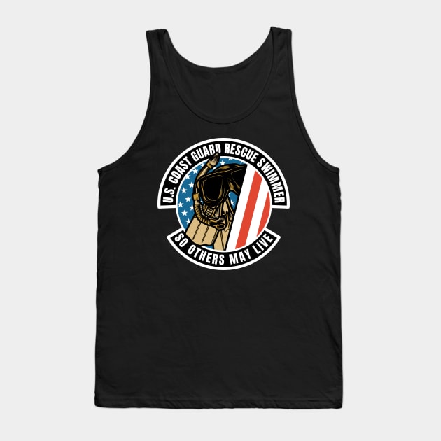 US Coast Guard Rescue Swimmer Tank Top by aircrewsupplyco